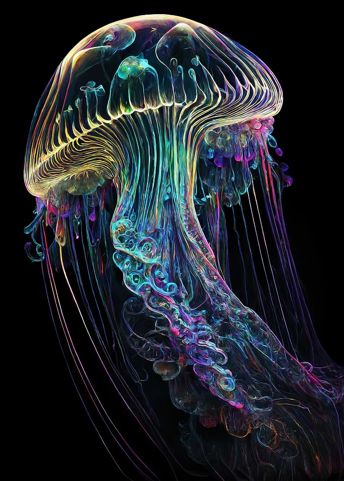 Psychedelic Jellyfish