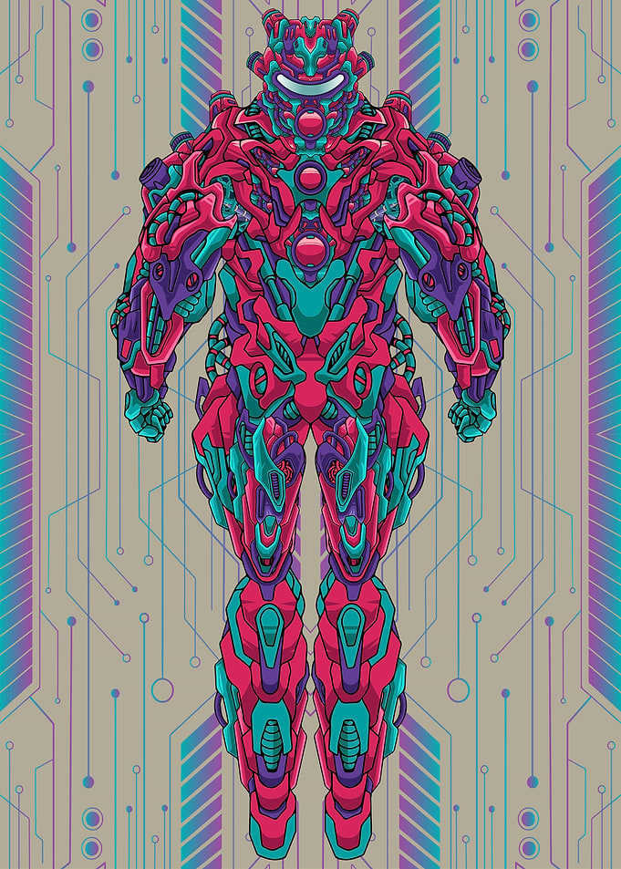 Soldier mecha body robot