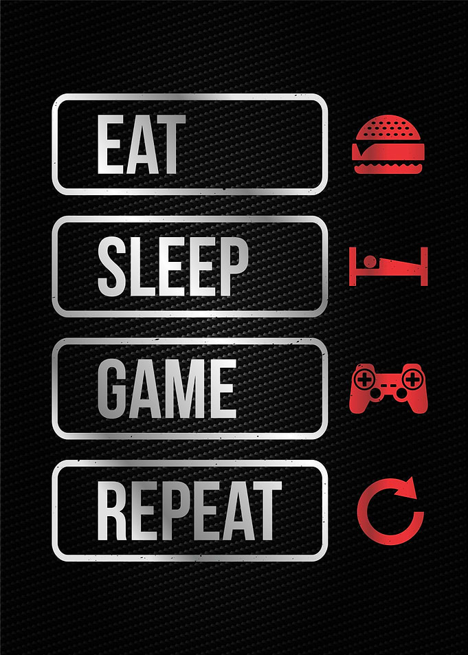 eat sleep game repeat