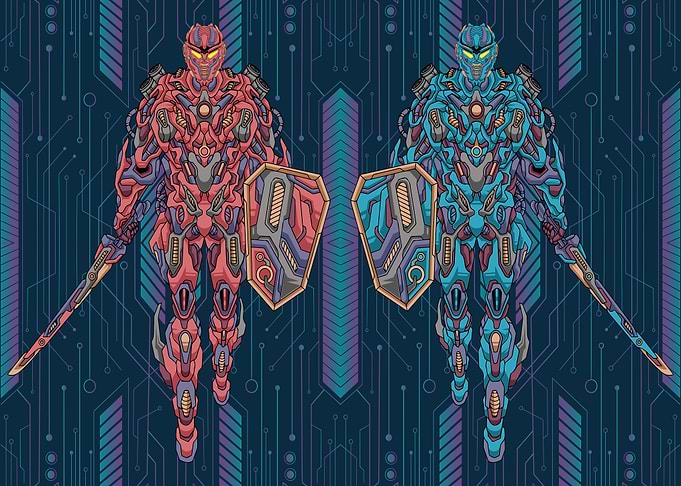 Transformer battle robots