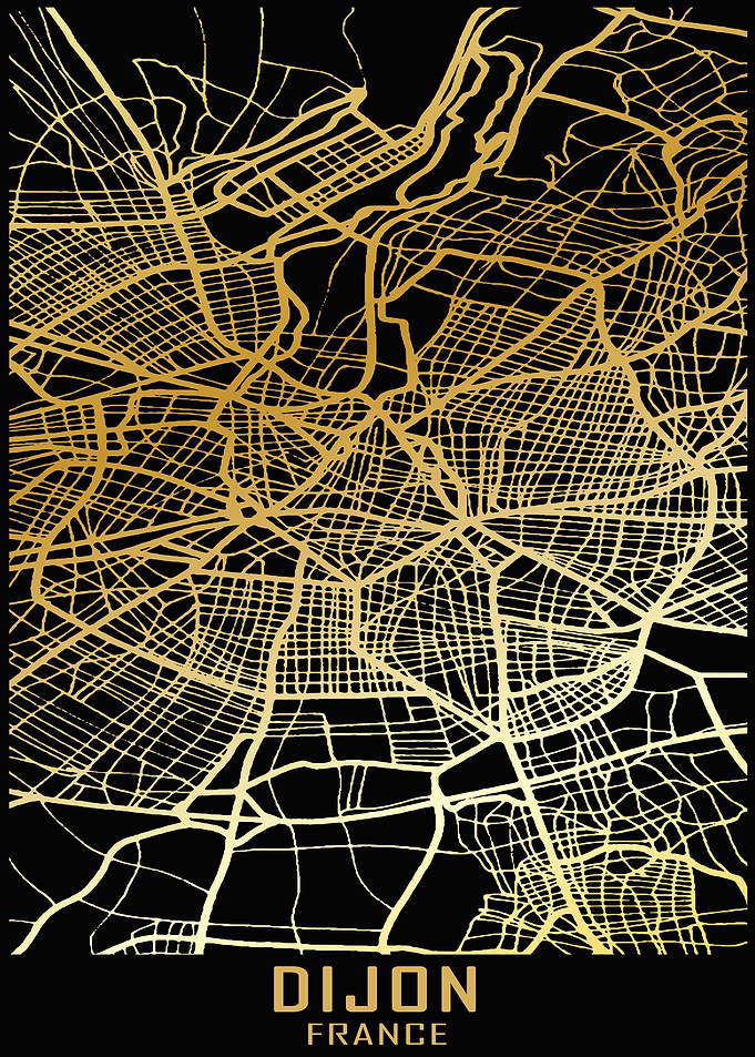 Dijon France City Map