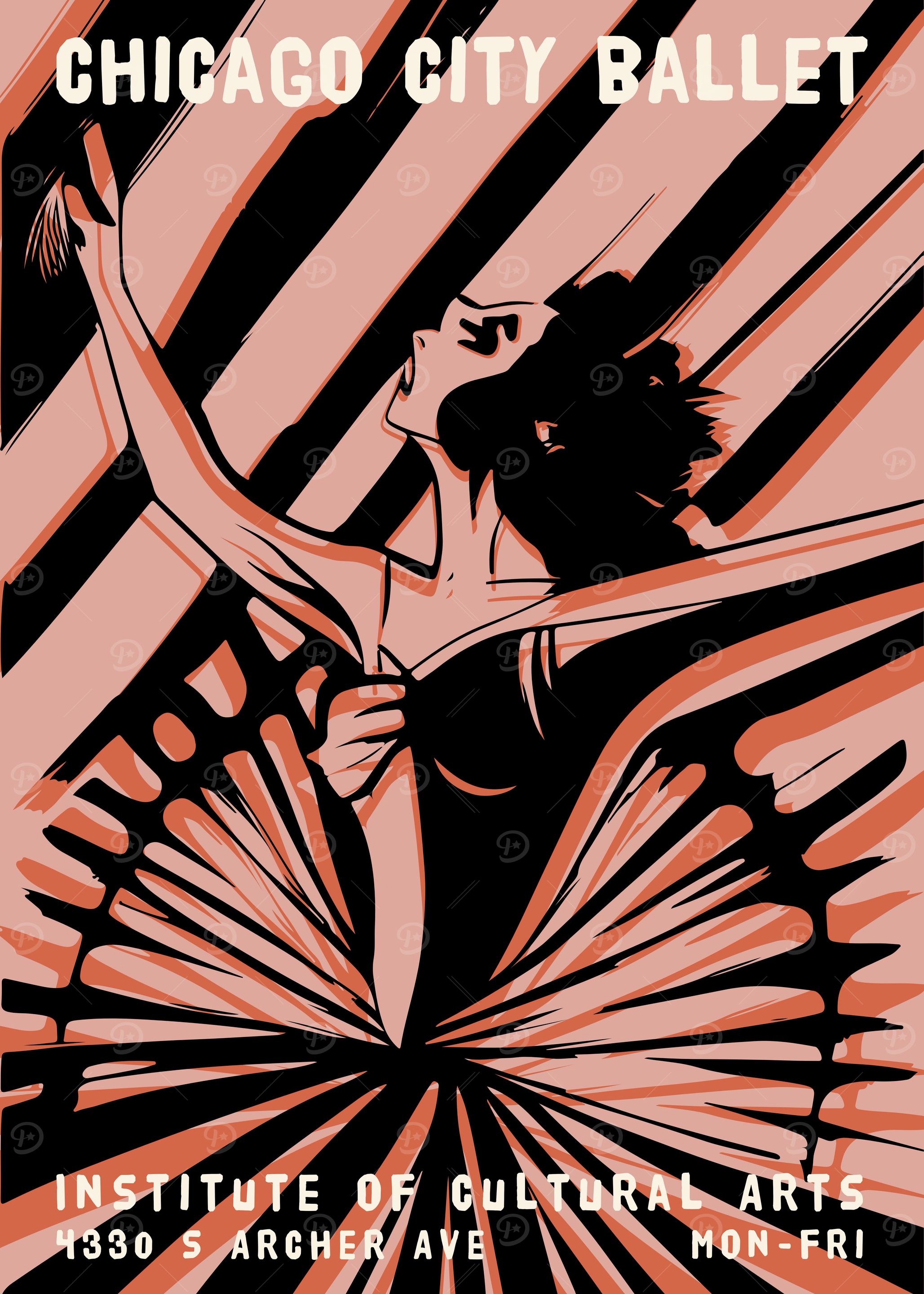 Contemporary Ballet Poster