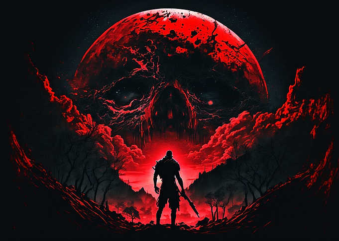 Blood moon horror