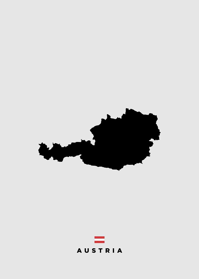 Austria world maps