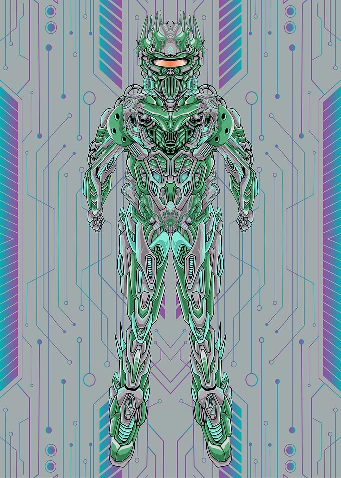 Character mecha robot full