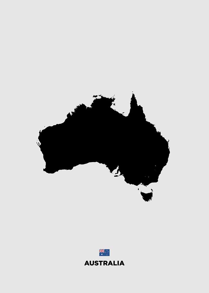 Australia world maps