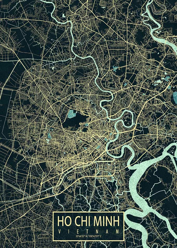 Ho Chi Minh Map Summer