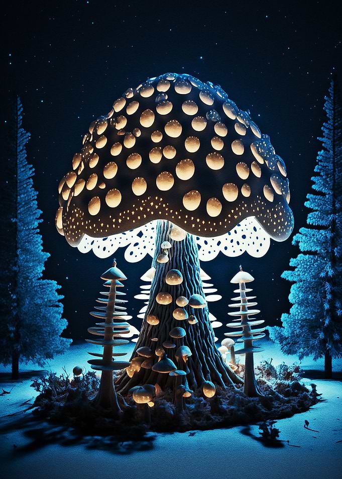 Mushroom Christmas