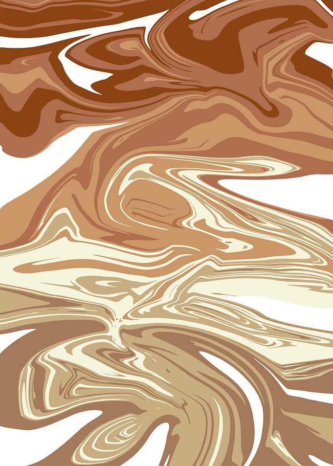 ABSTRACT BROWN N BEIGE CLR