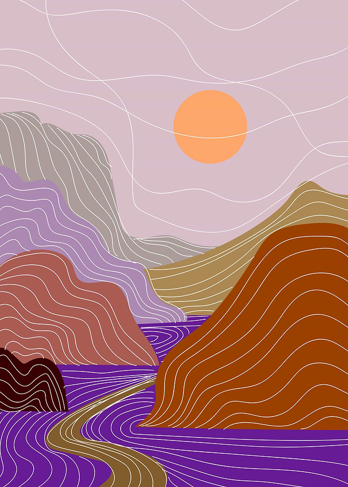 Sunrise at mountain