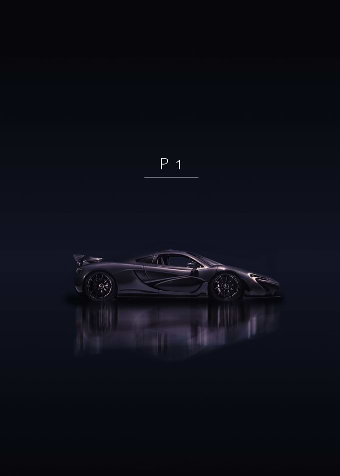 Mclaren P1 Car Poster