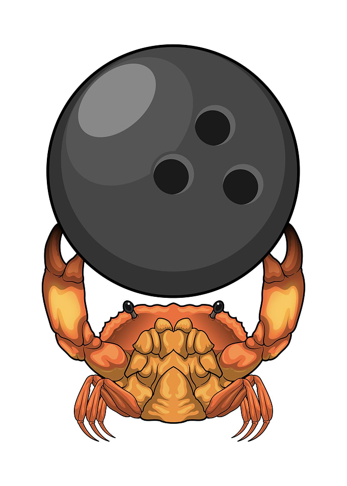 Crab Bowling Bowling ball