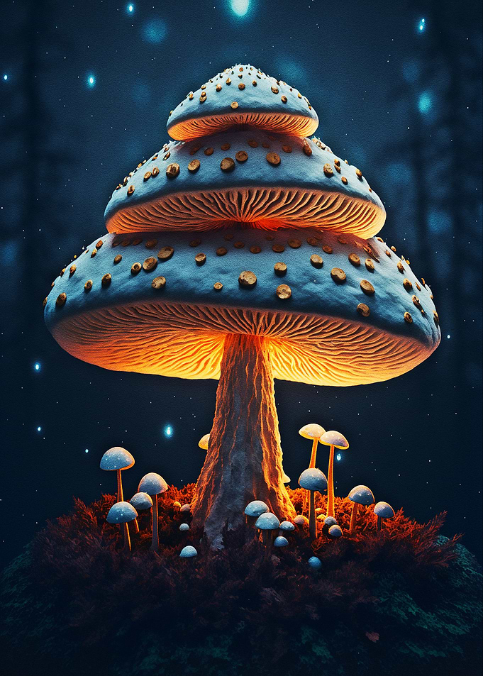Mushroom Christmas new 3