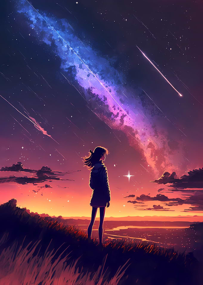 Fantasy Galaxy Landscape
