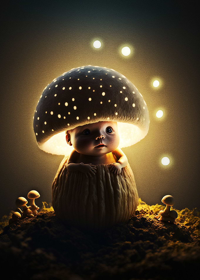 Mushroom Baby New