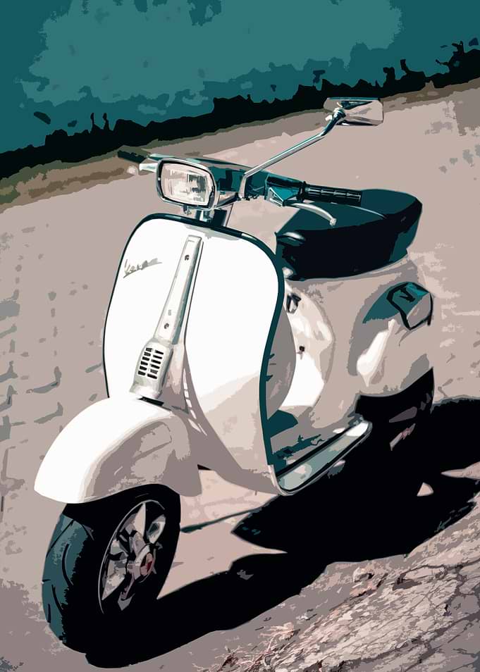 White Vespa II