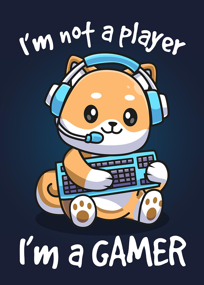 Cat Not Player I am Gamer