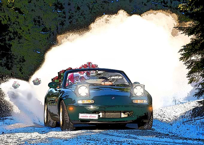 Santa Claus Miata