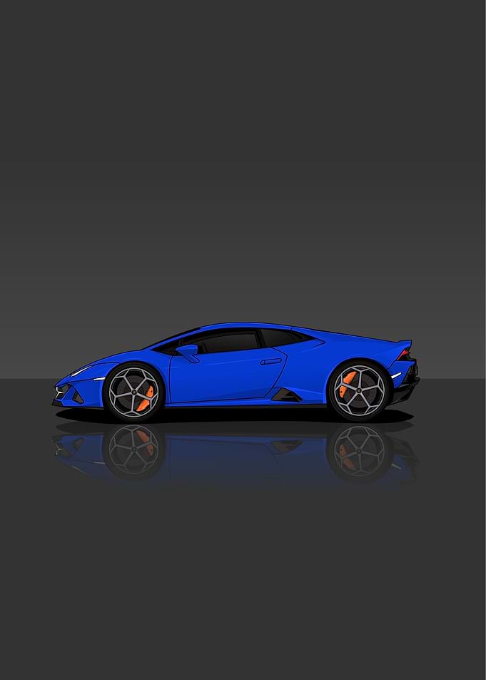 Draw Car Lamborghini