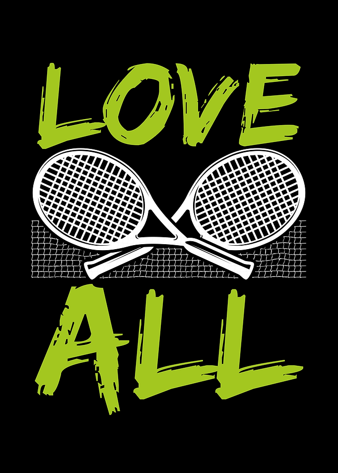 Love all tennis player