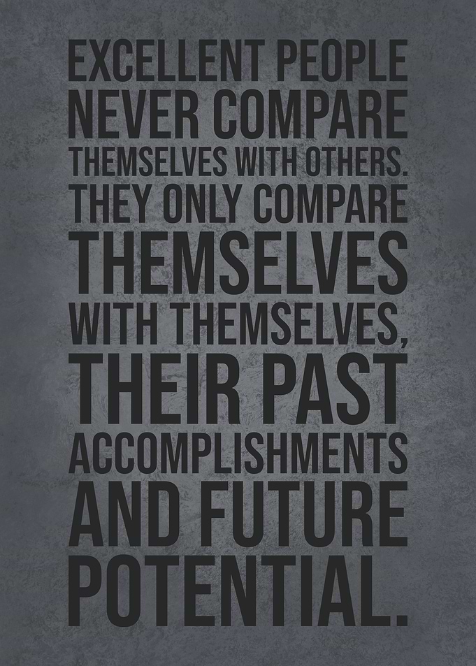 Compare Yourself With You