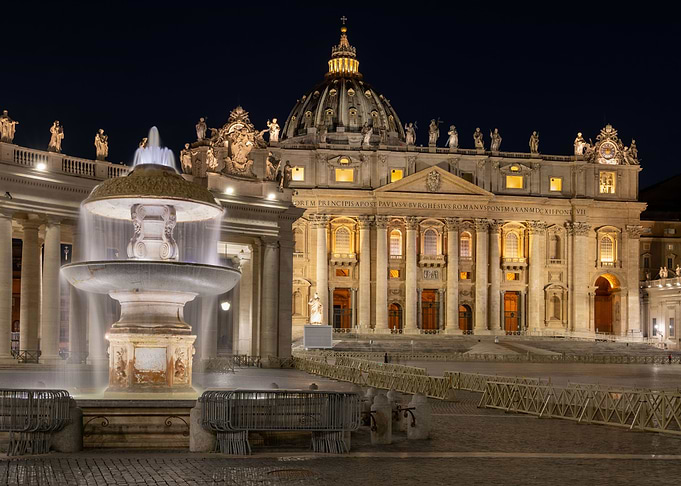 Vatican At Night