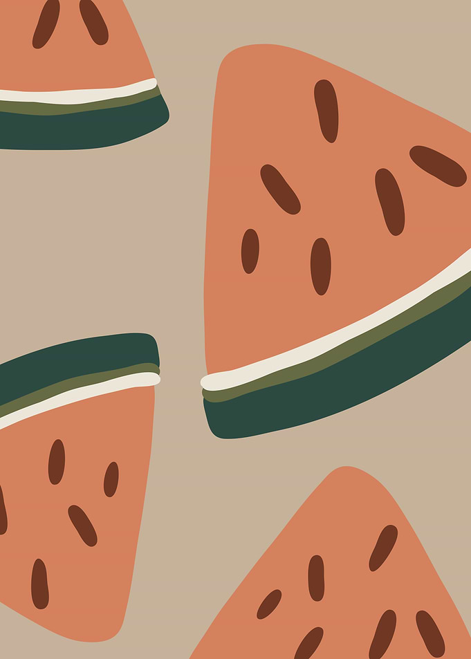 Fresh watermelon fruit