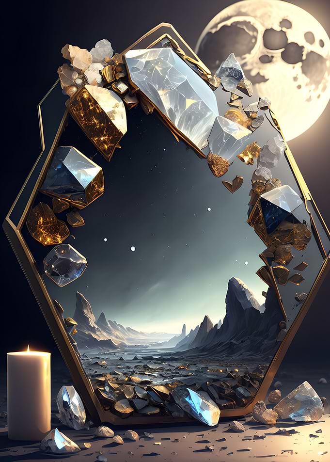 Broken mirror