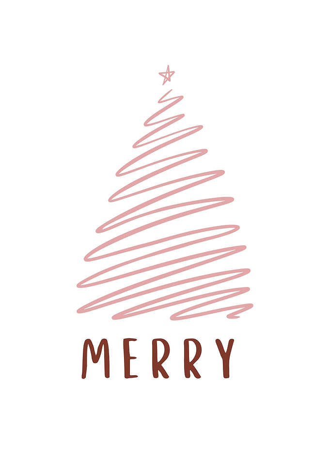 Merry Pink Christmas Tree