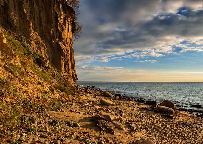 Orlowo Cliff In Gdynia