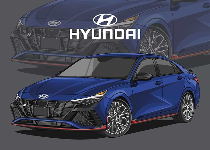 hyundai Elantra N Blue