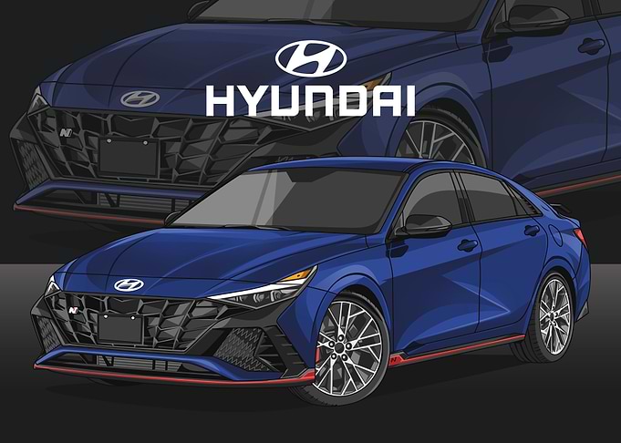 hyundai Elantra N Blue
