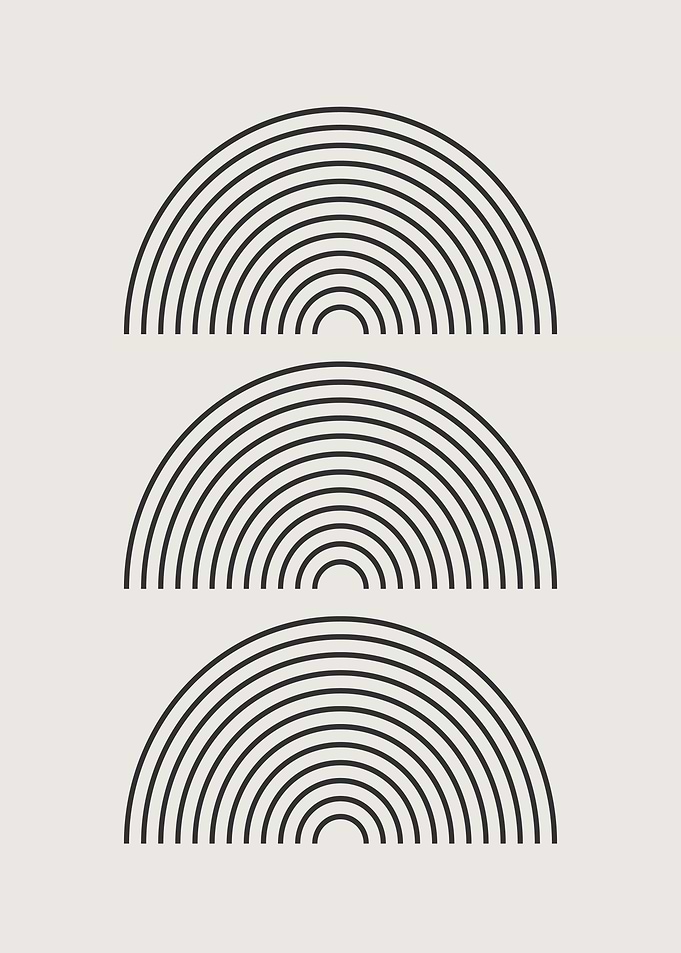 Minimalist Mid Century Art