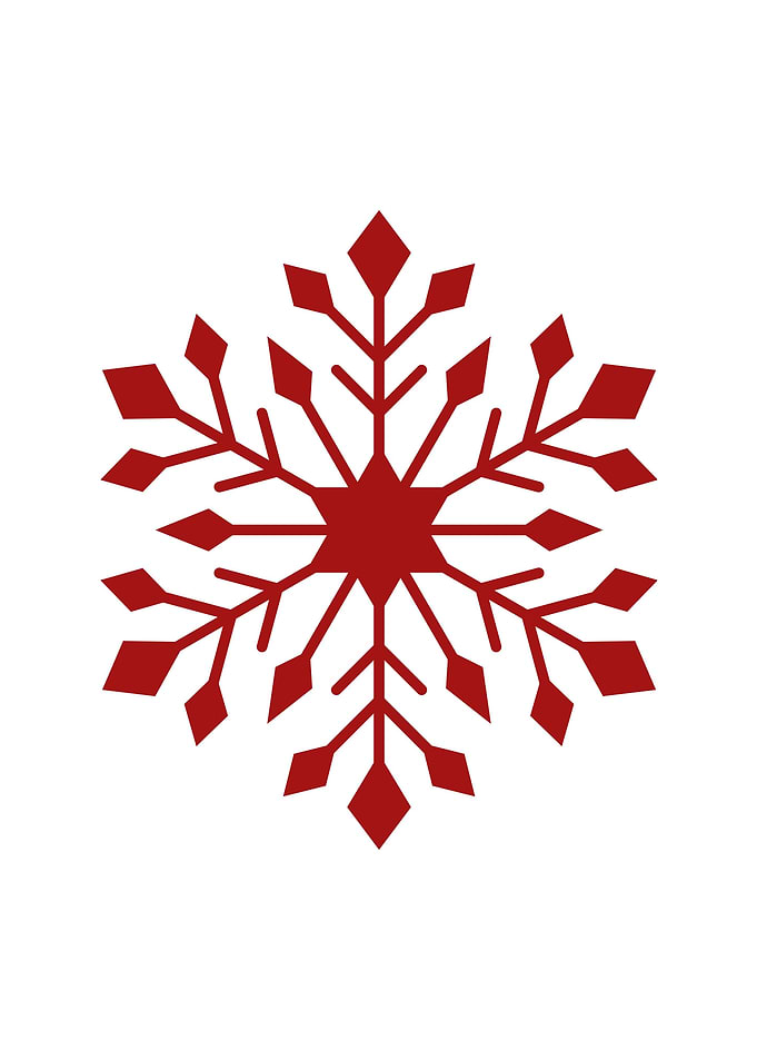 Red Snowflake