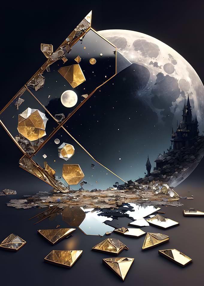 Broken mirror