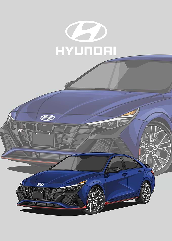 hyundai Elantra N Blue
