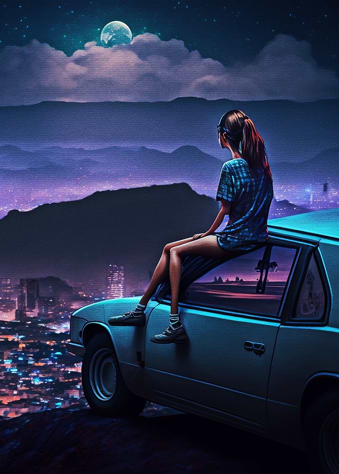 Deep alone at night
