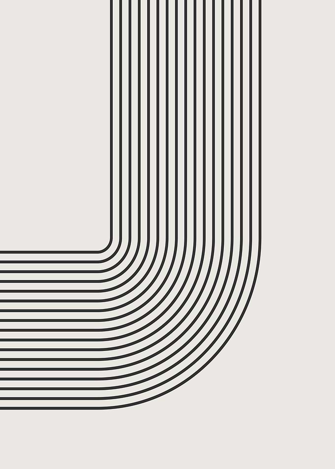 Minimalist Mid Century Art