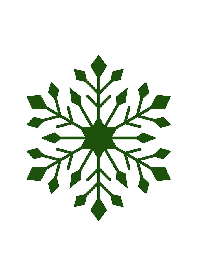 Green Snowflake