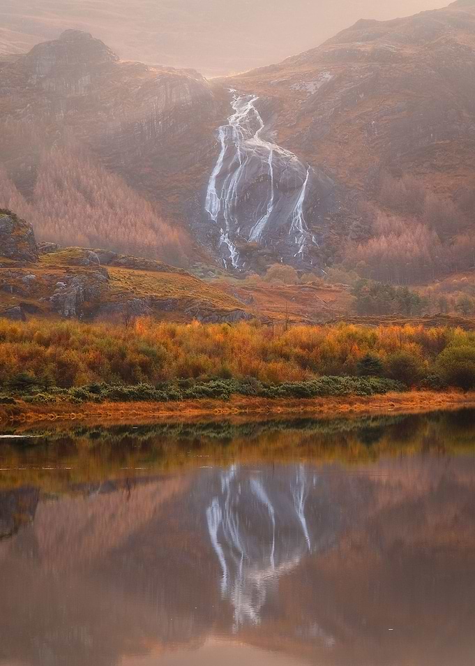 Scenic waterfall