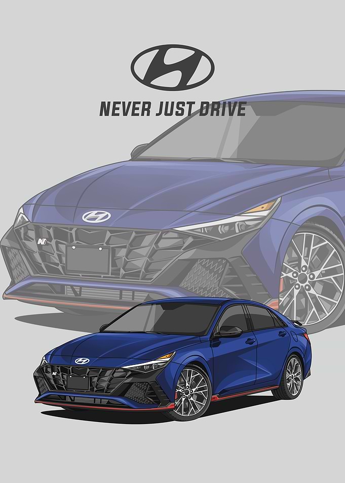 hyundai Elantra N Blue