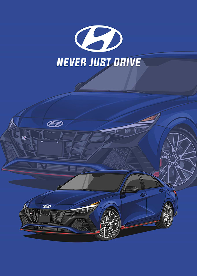 hyundai Elantra N Blue