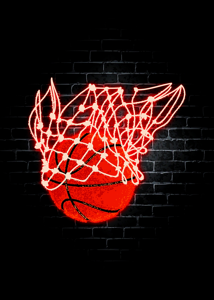 Basketball Neon Sport