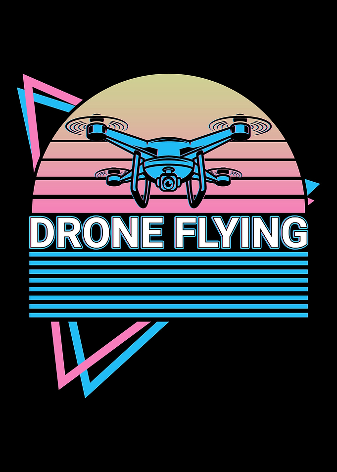 Drone Flying Retro