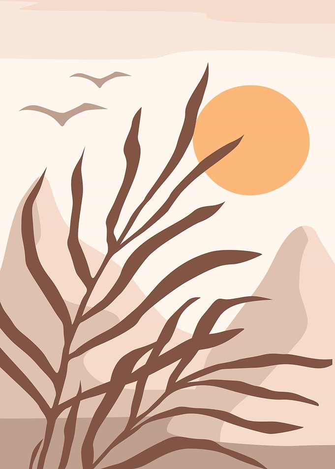 Modern Sun Mountain leaves