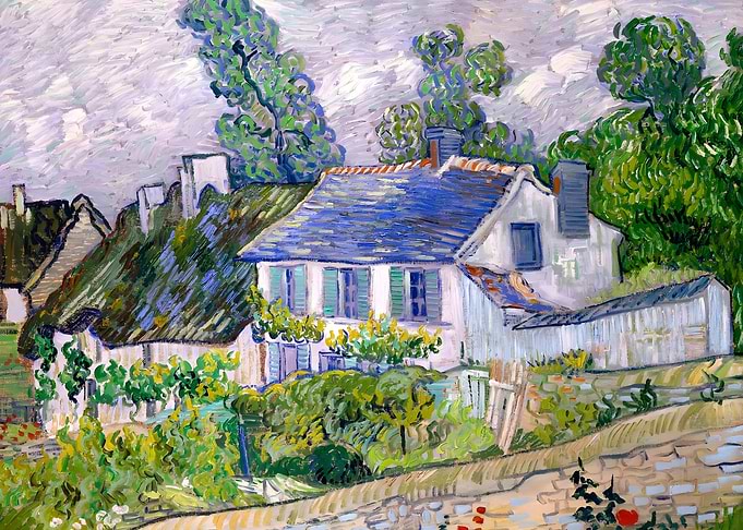 Van Gogh Houses At Auvers