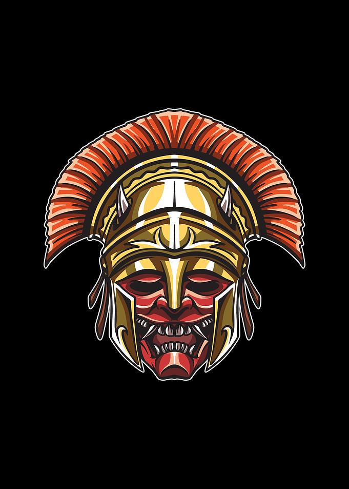 Head of demon gladiator