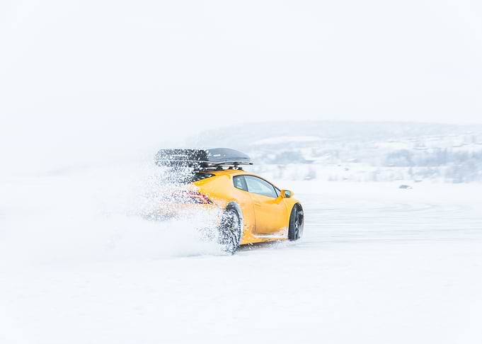 Lamborghini on Ice Too