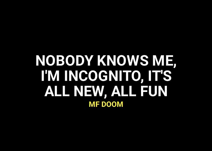 Mf Doom quotes