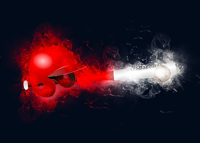 Baseball smoke